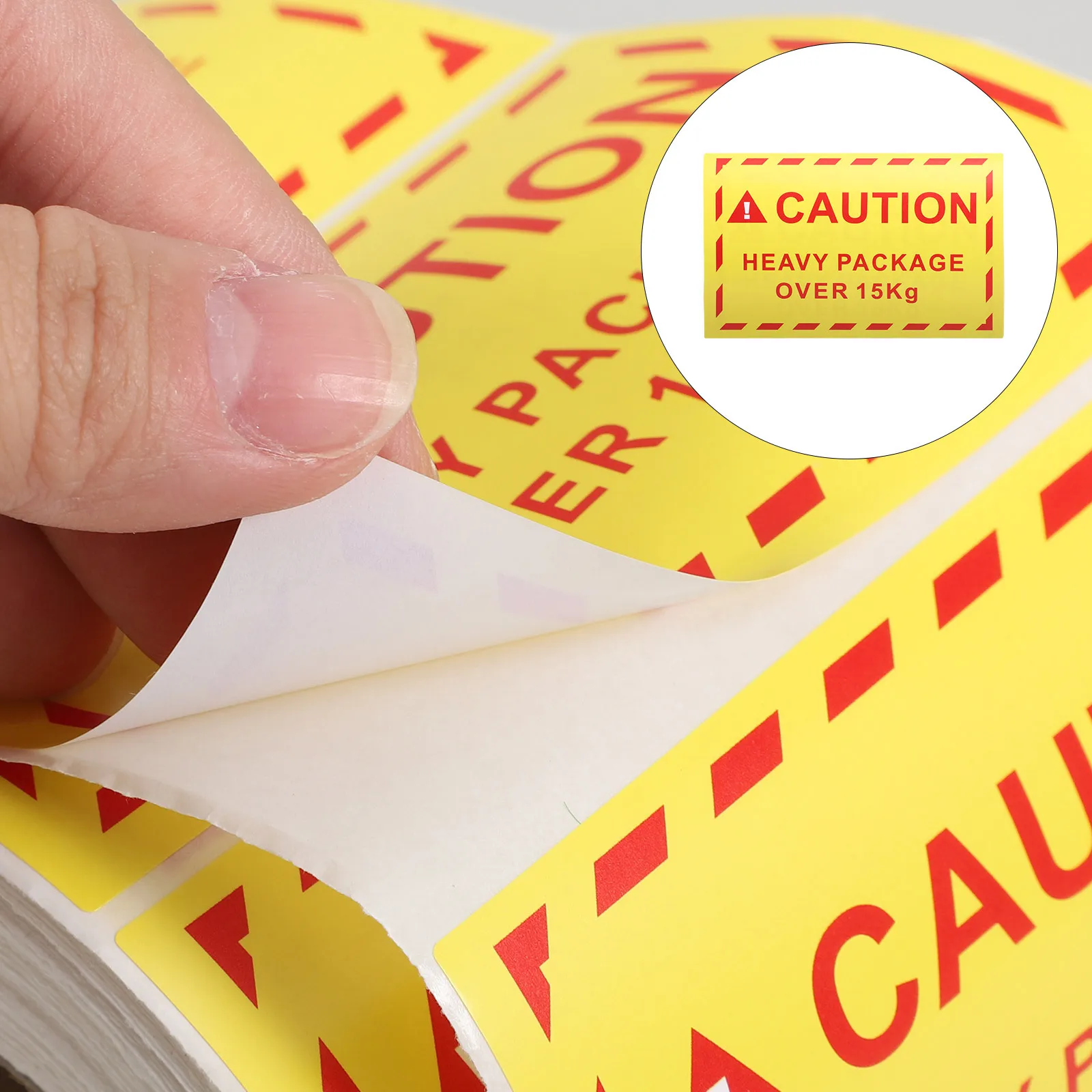 

1 Roll Heavy Package Labels Over 15Kg Waterproof High Adhesion Caution Stickers For Shipping Moving Packing