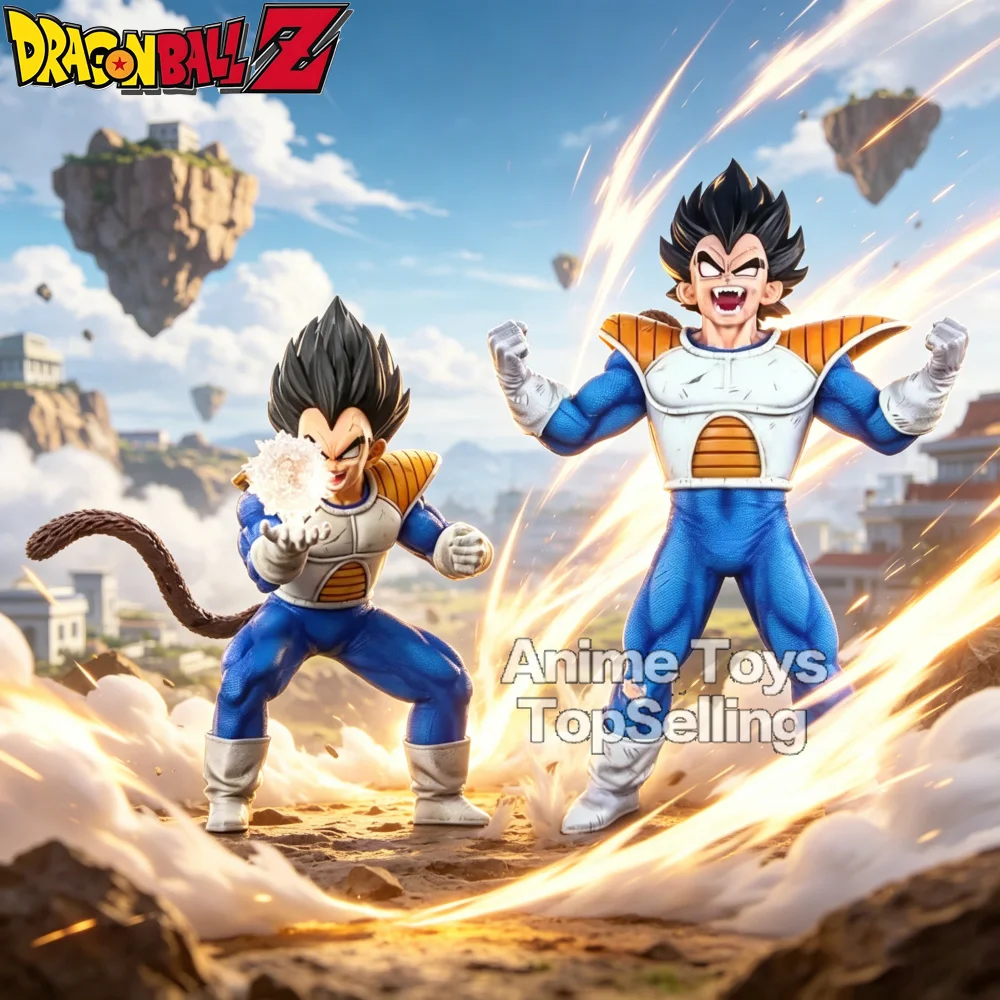 17-21cm Anime Dragon Ball Z Figur Lichtkugel Vegeta Figur PVC Actionfiguren Sammlermodell Spielzeug Geschenke