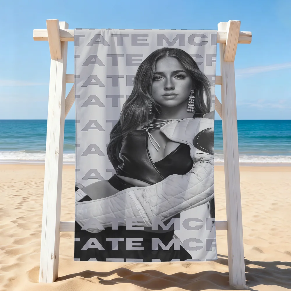 Canadian singer Tate M-McRae Towel Drying Bath Towel Applicable To Light Swimming Camping Yoga Beach Out