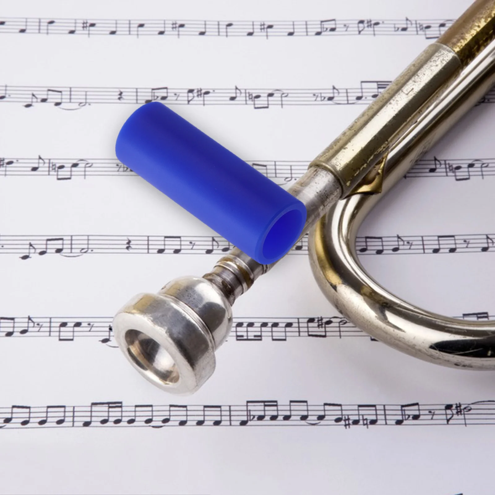 

Black Trumpet Mouthpiece Cap Protector Cornet Horn Musical Accessory Snug Fit Easy Clean Beginner Training Device