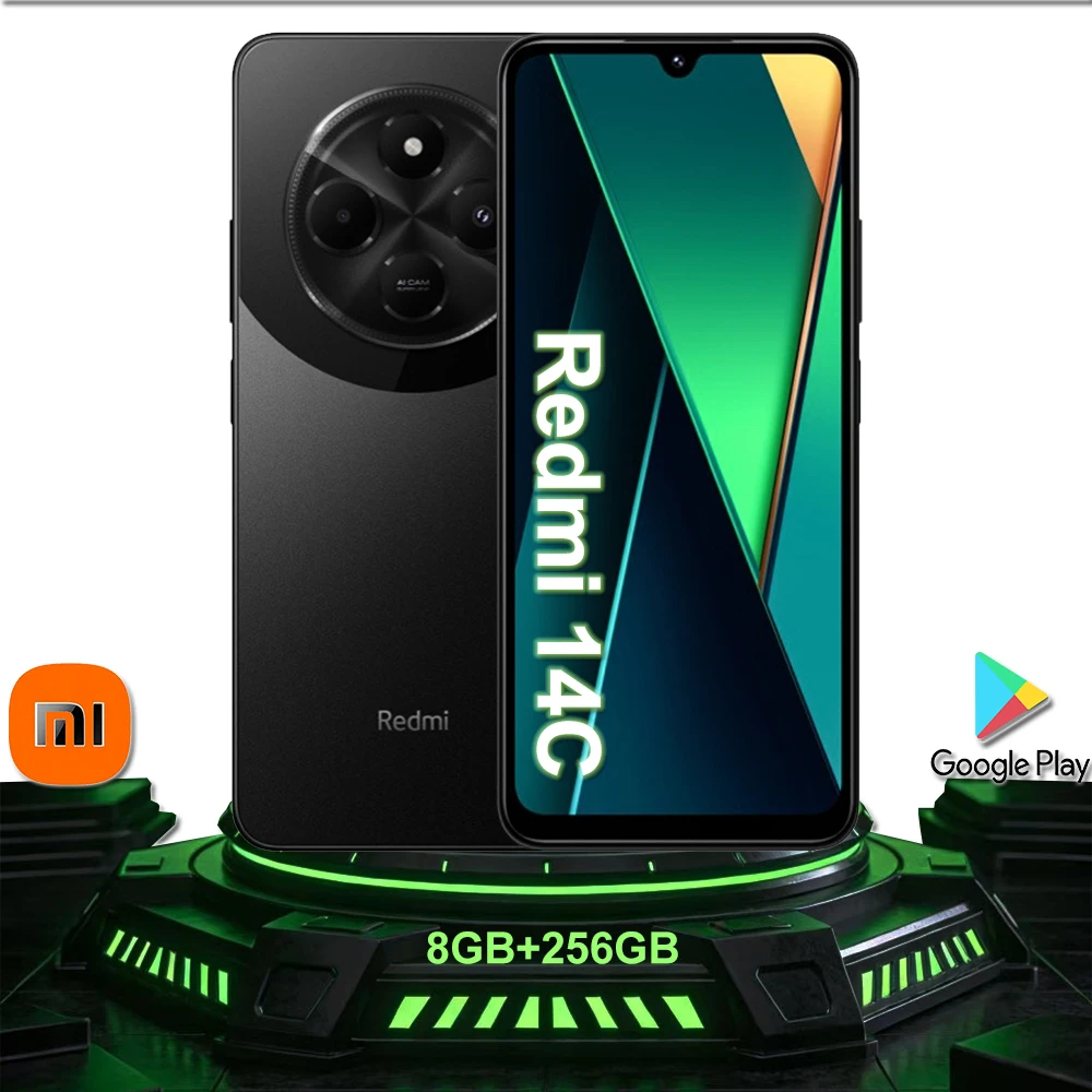 [EU/US/UK specifications] Xiaomi Redmi14c4G5160mah battery Type-C interface 18w fast charging 1640*720 resolution 6.88-inch LCD