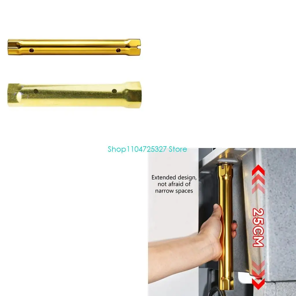 D8KF Long 250Mm Faucet Sockets Wrenches Hard Alloy Hard Alloy Sockets Spanner For Reliable Plumbing Repairs