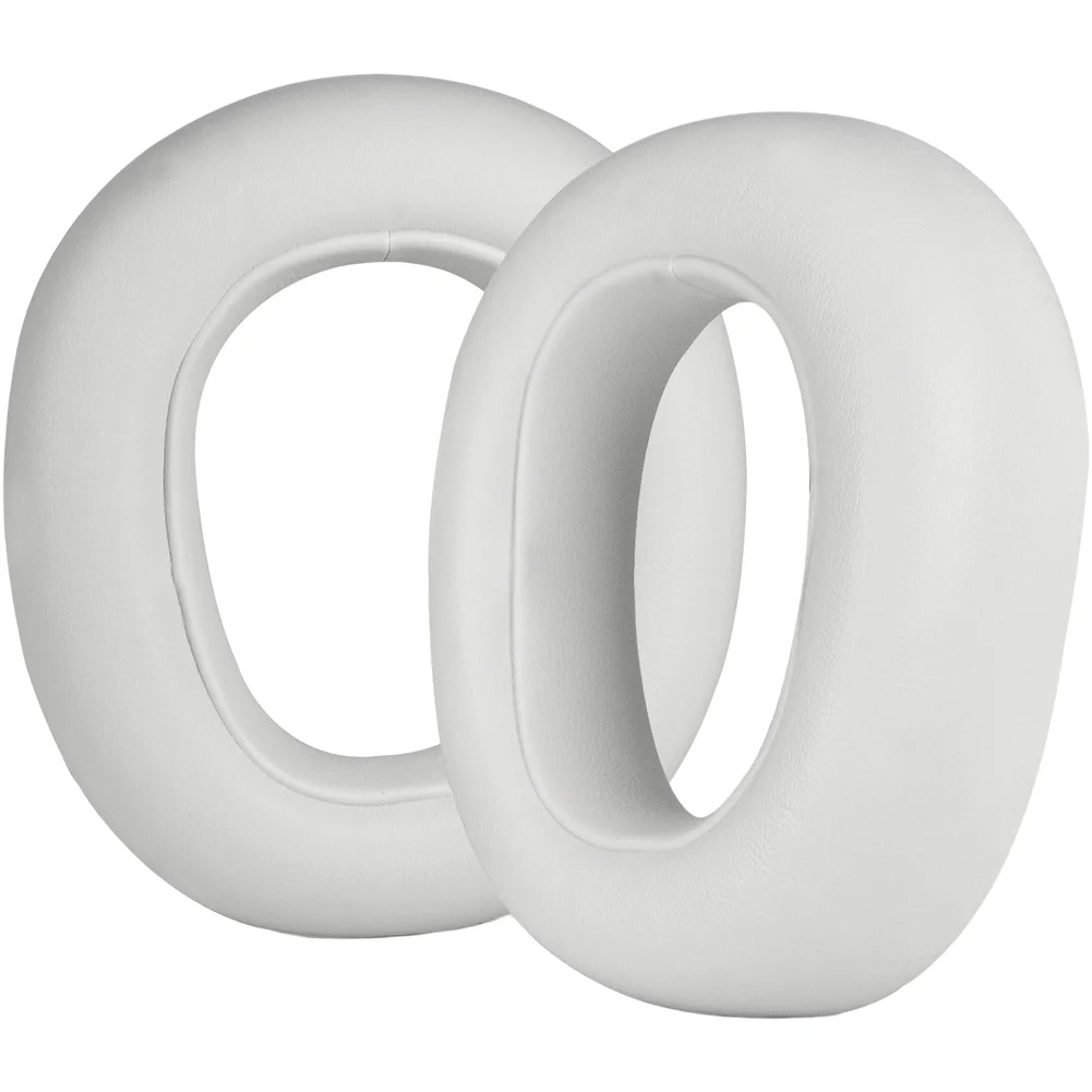 Replacement Earpad Cushions for For LOGITECH G735 Headphones White Protein Leather 9cm 3cm 10.3cm Easy Install