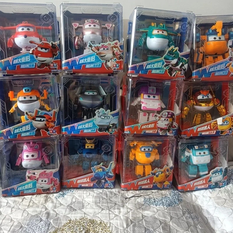 Neu: 36 Arten Super Wings 2 Mini-Transformationsfiguren, Anime-Deformations-Flugzeug-Roboter-Actionfiguren, Transformierbare Kinderspielzeuge