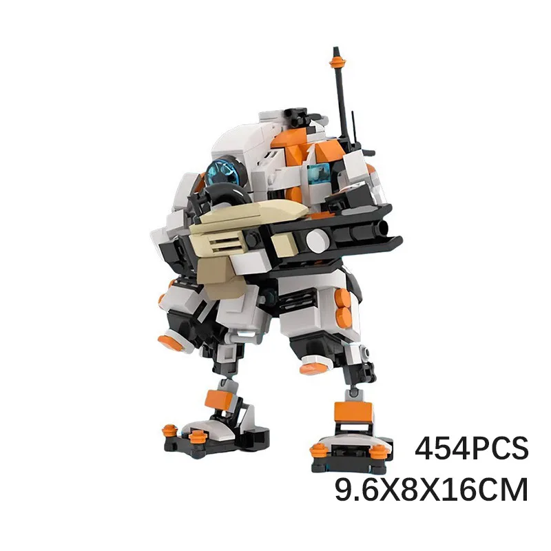 MOC Titan Falls Mecha Models Building Blocks DIy Assembled Model for Kids Intelligence Toys Creative Birthday Gifts Ornaments