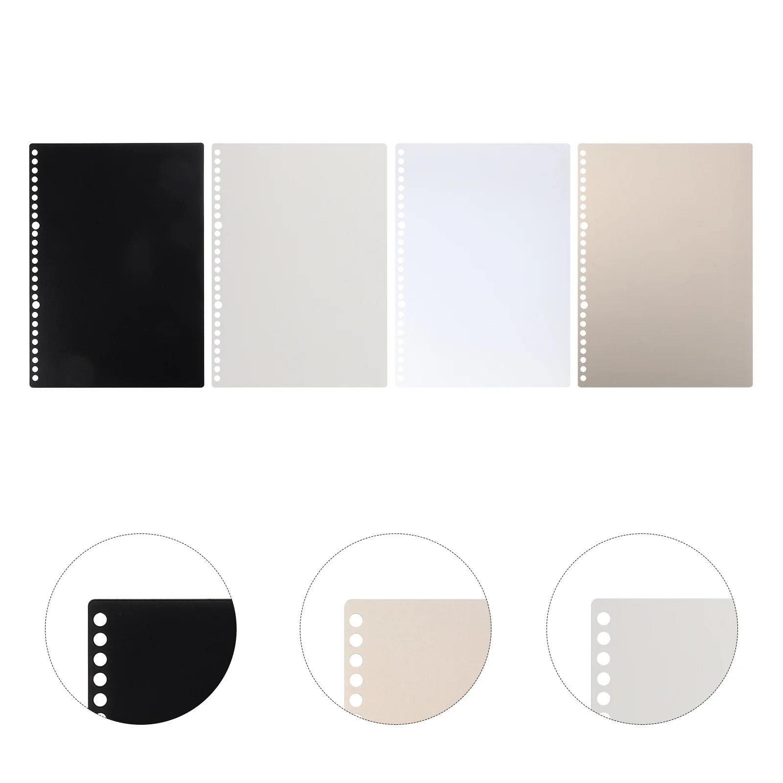 

8-листые разделители для переплета для тетрадей, сверхмощный разделитель для бумаги для школы, офиса, карточек с индексом файлов, красочные вкладыши