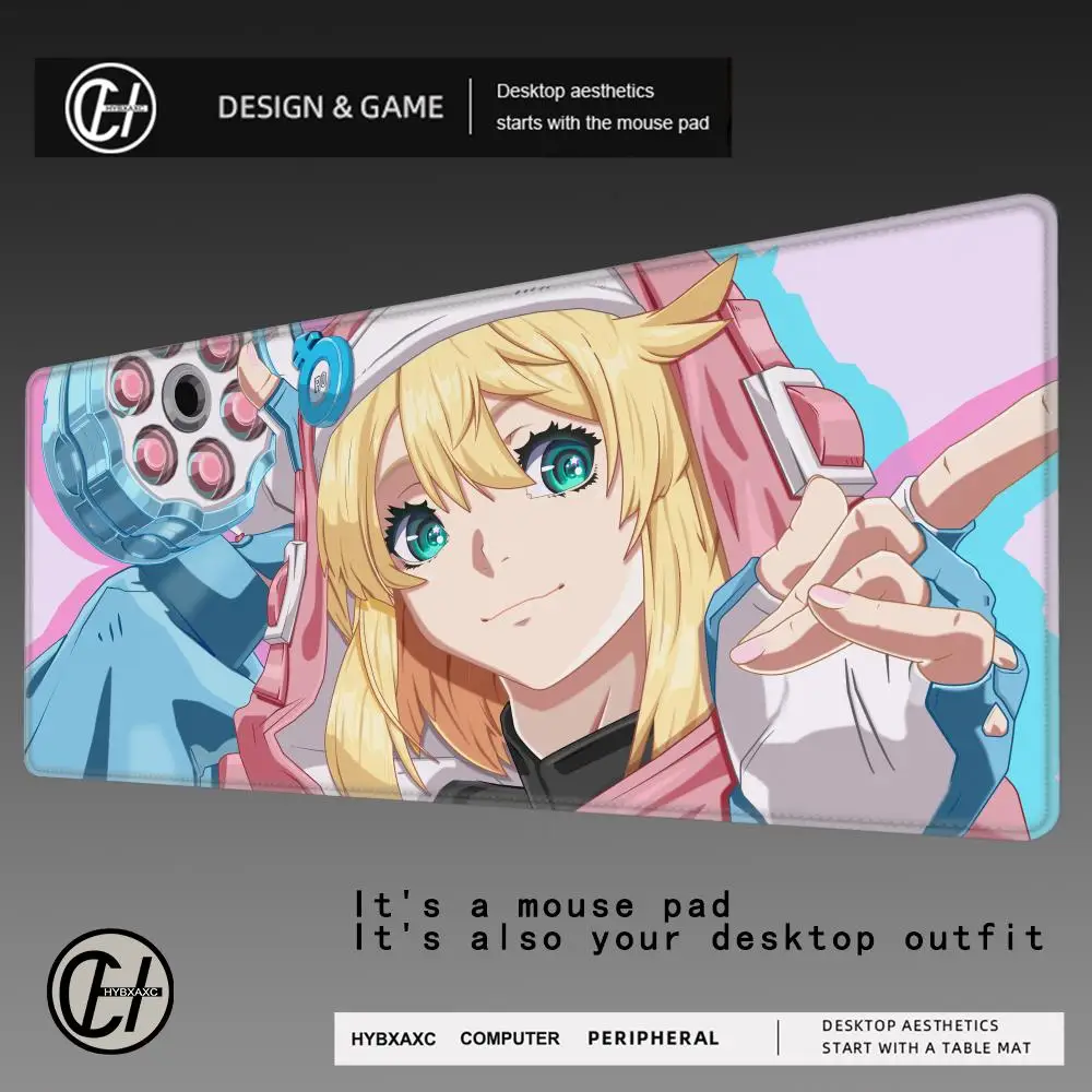 Alfombrilla de ratón para juegos Guilty Gear Bridget, alfombrilla para ratón para videojuegos, accesorios para Pc, alfombrilla para teclado, Protector de escritorio, alfombrillas para ratón HYBXAXC