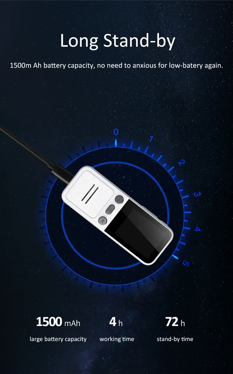 2025 T16 AI جهاز مترجم متعدد اللغات 138 لغة عمر بطارية طويل غير متصل تسجيل صوتي للصور ترجمة ذكية باللغة الإنجليزية #6