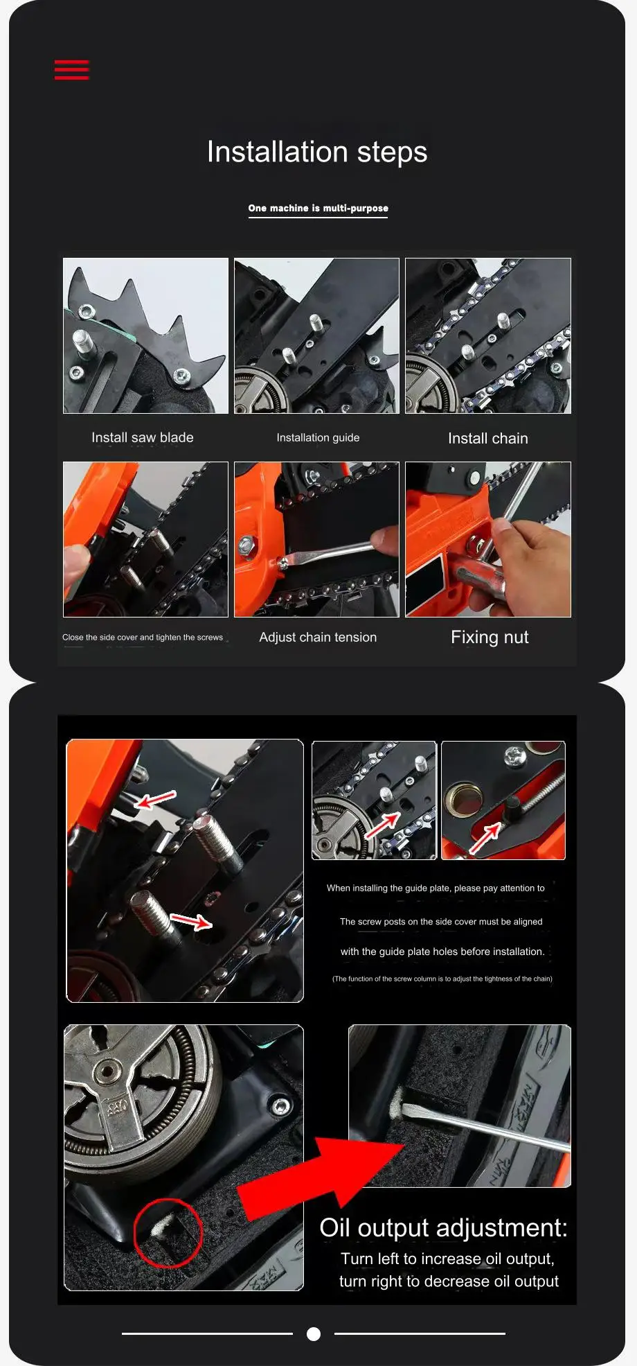 高性能 52cc 2 ストロークガソリンチェーンソー産業機器建設農業小売コアポンプモーターベアリング