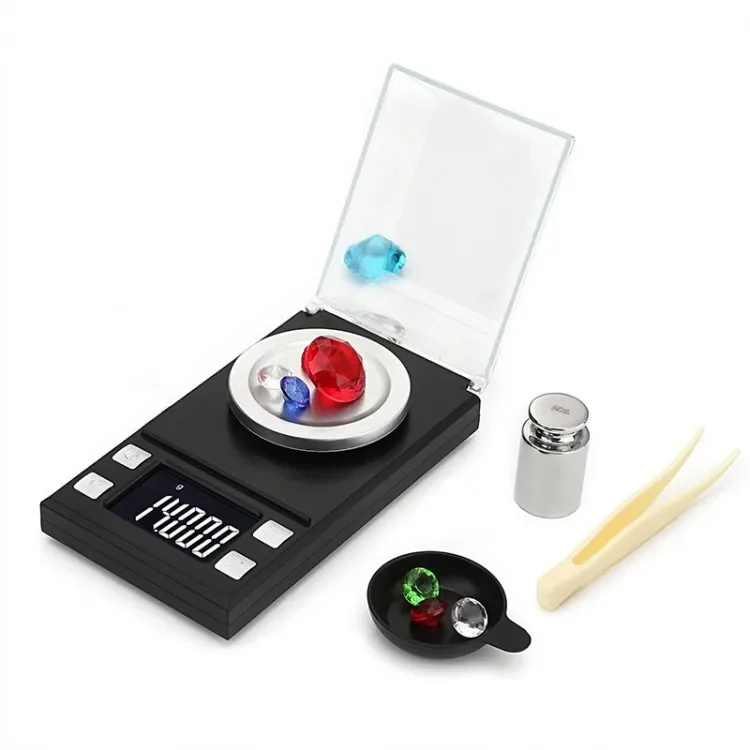 20pcs Carat Electronic Toner Scale 0.001g Precision Balance Jewelry Electronic Scale Pocket Scale