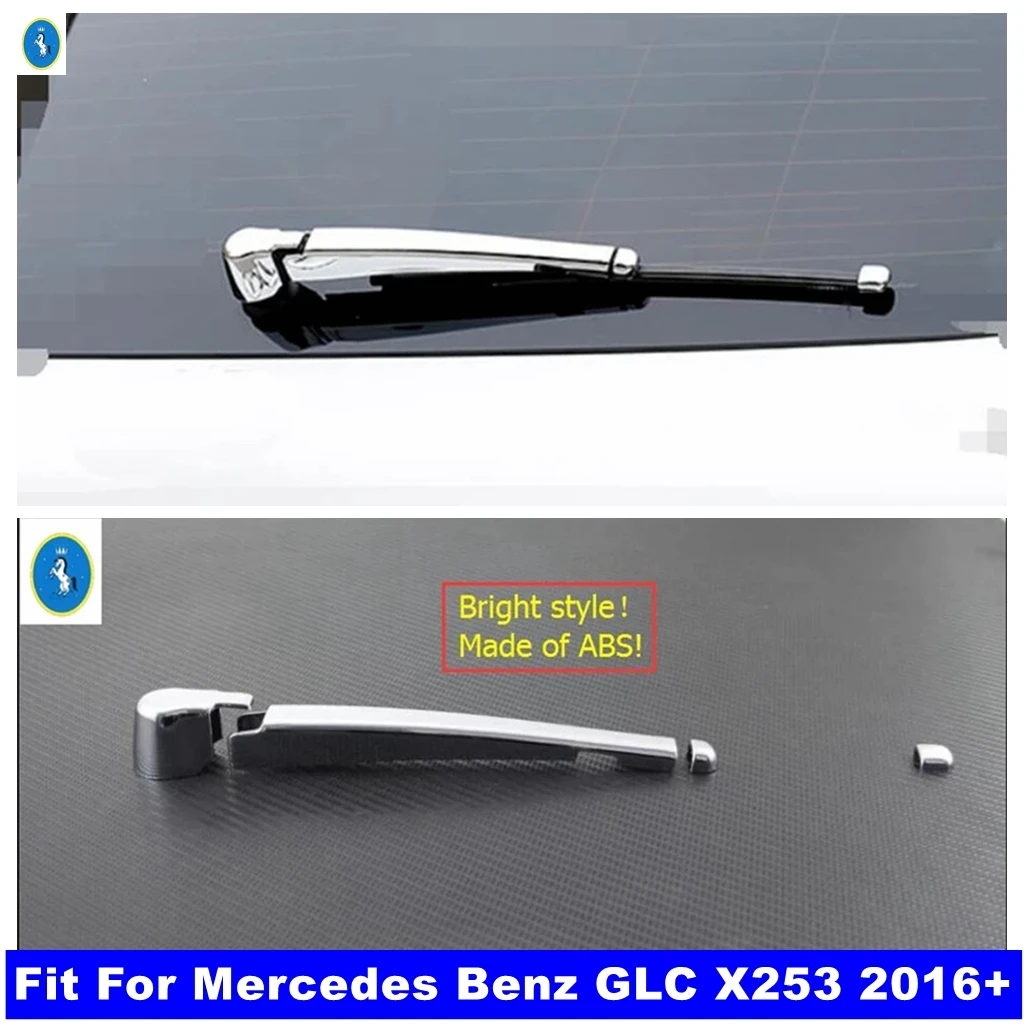 

Rear Windshield Window Windscreen Rain Wiper Cover Trim For Mercedes Benz GLC X253 2016 - 2021 Accessories Exterior Refit Kit