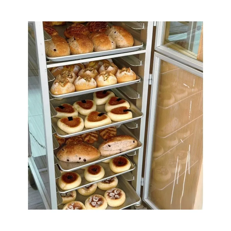 18 Tier Aluminum Hotel Restaurant Baking Cakes Display Rack Bakery Trolley Cooling Trolley