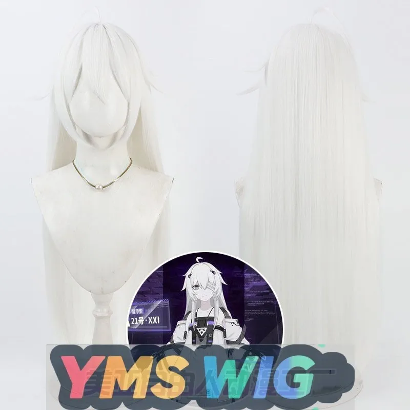 

[YMS WIG] Пунирующий серый ворон 21XX парик для косплея серебристо-белые длинные волосы