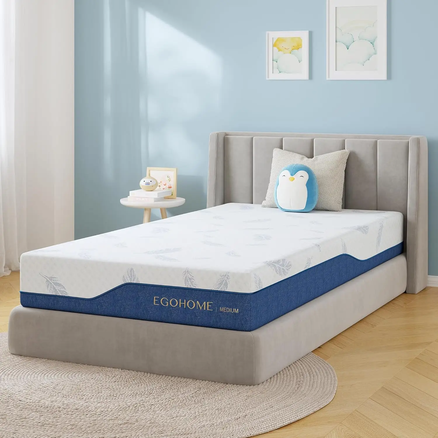 

Medium Full Size Mattress 6 Inch Memory Foam Mattress in a Box with Gel Foam and Removable Cover for Cool Sleep