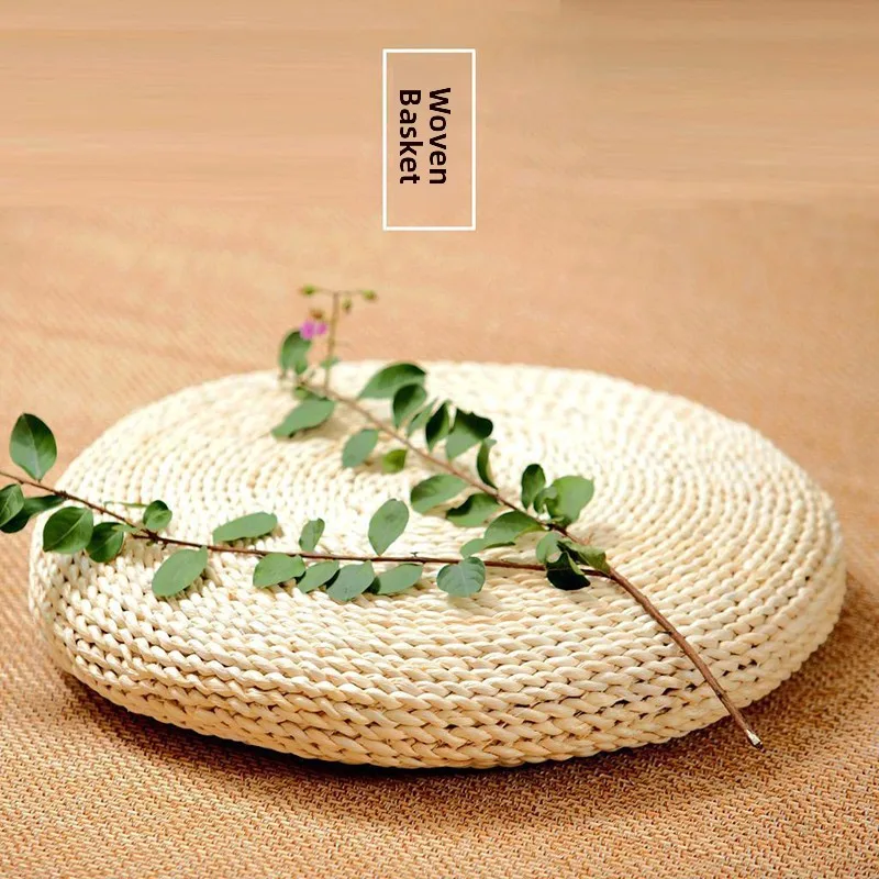 

Коврик для йоги из кукурузной шелухи ручной работы, подушка для медитации, дзен-подушка для занятий, декоративная квадратная подушка для дома