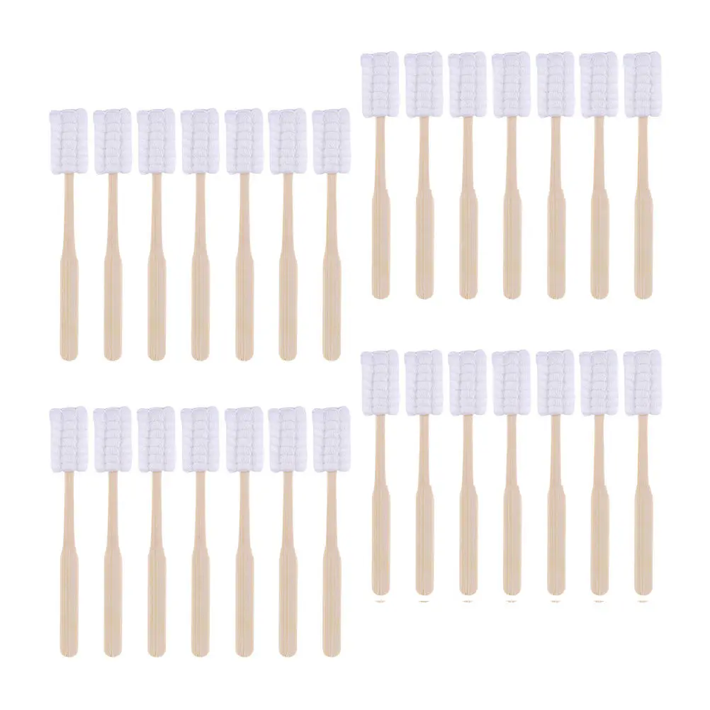 

30Pcs Maternal Toothbrush Disposable Soft Bamboo Handle Postnatal Care Tooth Cleaning Tool Pregnancy Gum Protection Individually