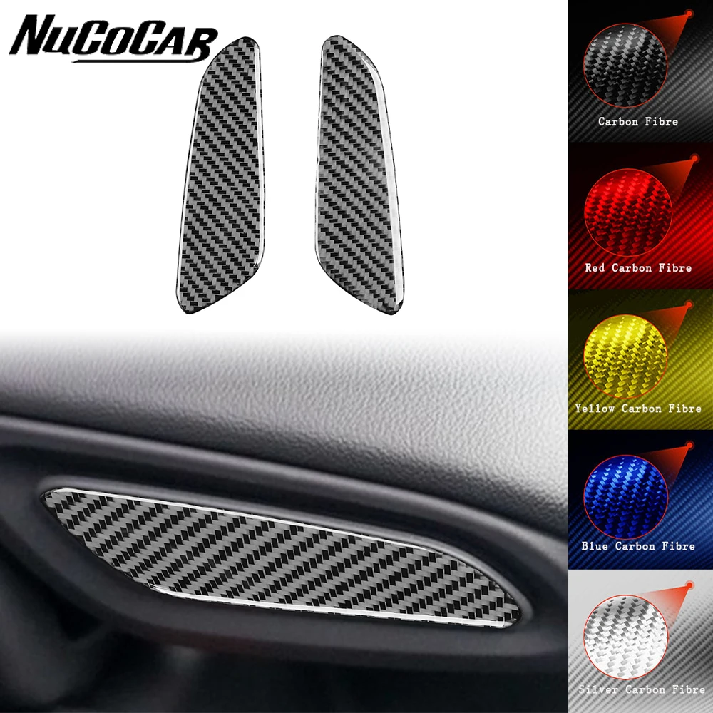 For Mini Cooper F60 Countryman 2017-2023 Carbon Fiber center Armrest box side Panel Car Accessories Interior Decorative Stickers
