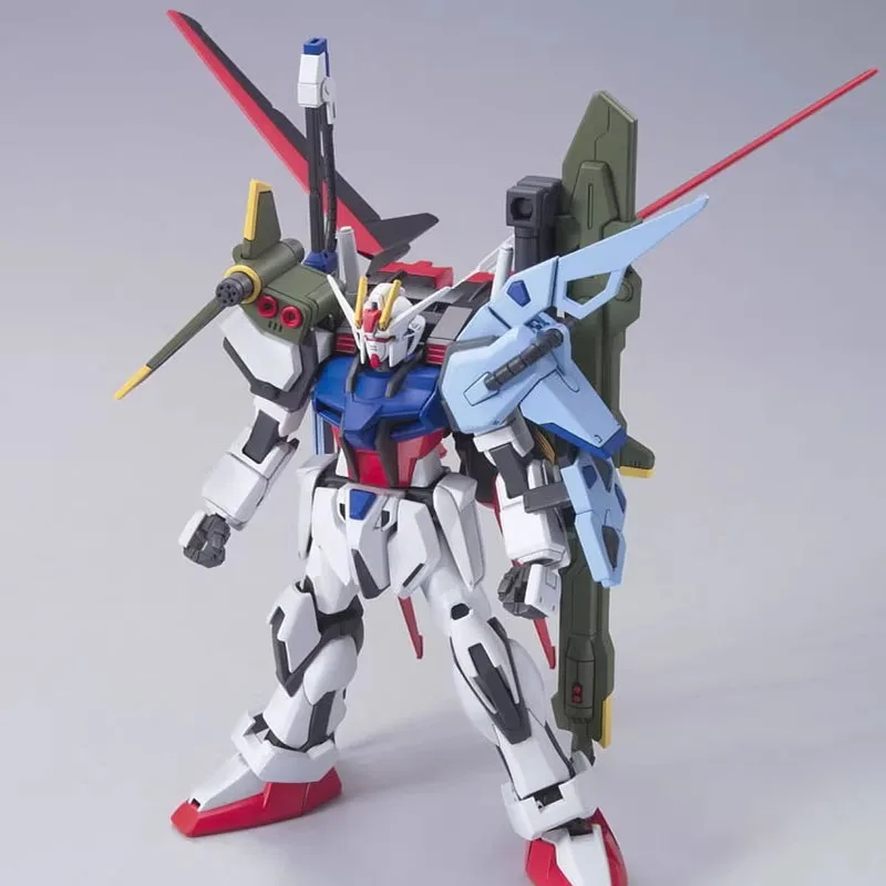 Bandai Gundam HG 1/144 SEED R17 GAT-X105+AQM/E-YM1 PERFECT STRIKE Anime Action Figure Montage Modell kit Spielzeug für Jungen Geschenke