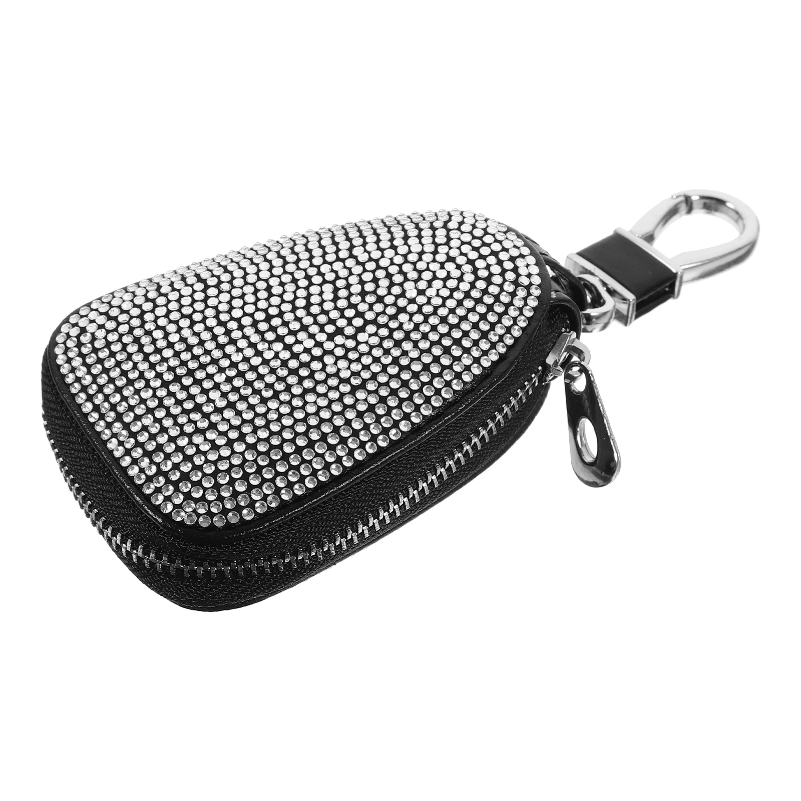 

Car Cover Remote Control Bag Rhinestone Soft Material Scratch Protection Fits Perfectly Key Holder Pouch Key Cases Car Keychain