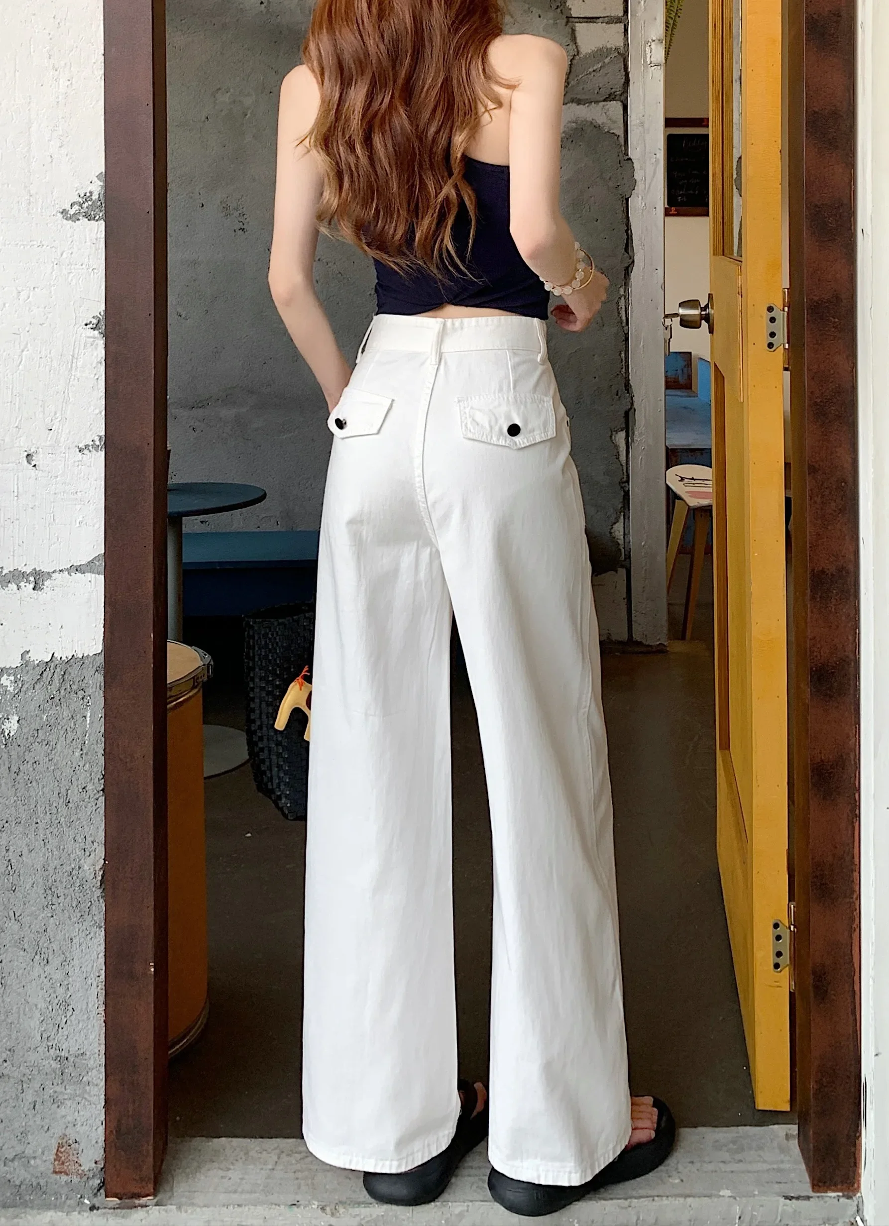 Jeans Femmes Downtown Kleding Vrouw Kwaliteit Textuur Materiaal Voel Vrouwelijke Kleding Denim Lange Mode Comfortabele Duurzame Slijtage