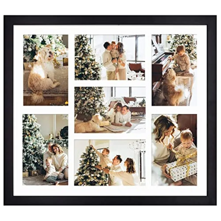 

13.7x15.7 Matted 7Opening for 4 x 6 Collage Picture Frame