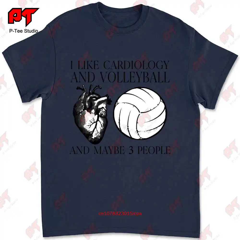 Eu gosto de cardiologia e voleibol camiseta, moletom para 3 pessoas, X7BP