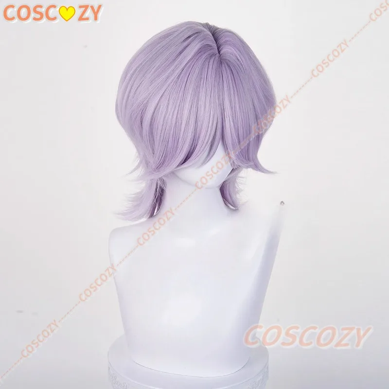 

Anime KPop Demon Cos Hunters Superstar Mystery Cosplay Wig Light Purple Hair Halloween Party Cosplay Roleplay Wig + Free Cap