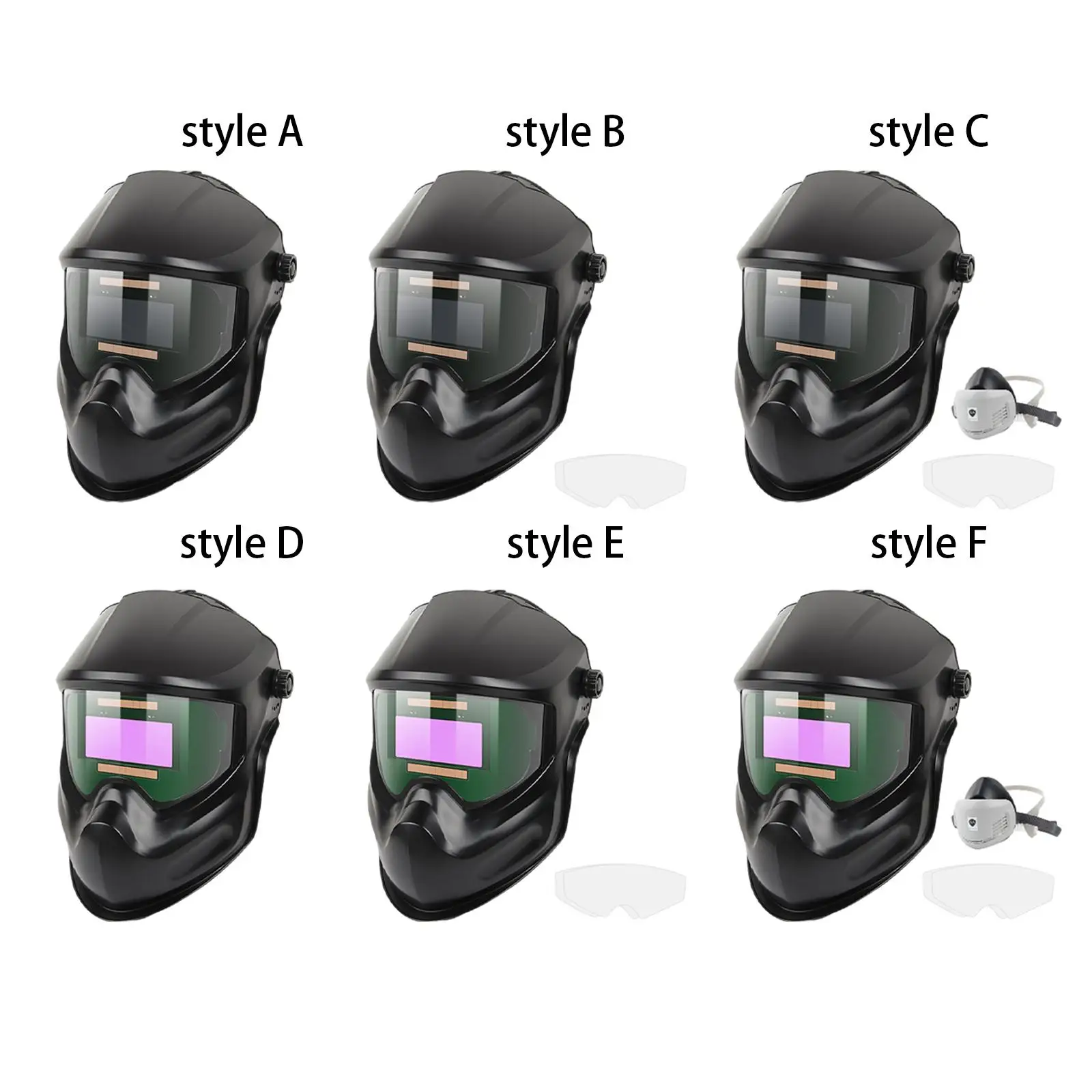 Welding Helmet with Automatic , Welding Mask, Hood, High Temperature Resistant Cap, Helmet Headgear for Home, Electric