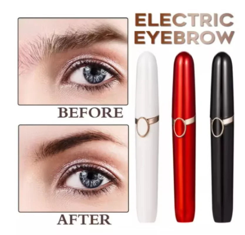 Điện Mày Mini Không Đau Eye Brow Máy Tẩy Nhổ Lông Son Môi Lông Mày Tạo Tóc OPP Bộ Sản Phẩm Không Kèm Pin