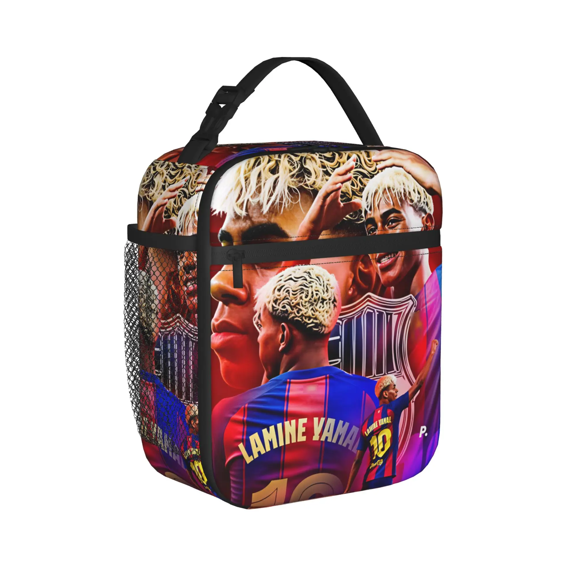 Lamined Y-Yamal Lunch Bag  Fashion Lunch Box For Unisex Picnic Portable Insulated Cooler Bag Oxford Thermal Tote Handbags