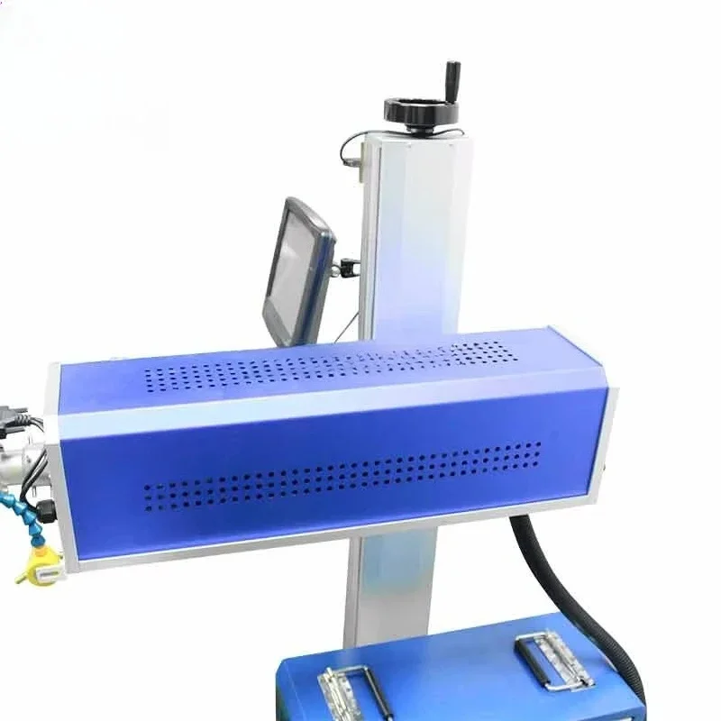 Portable 1000W 1500W 2000W 3000W CO2 Dioxide Flying Marking Machine For Craft Gifts ,Glass, Leather