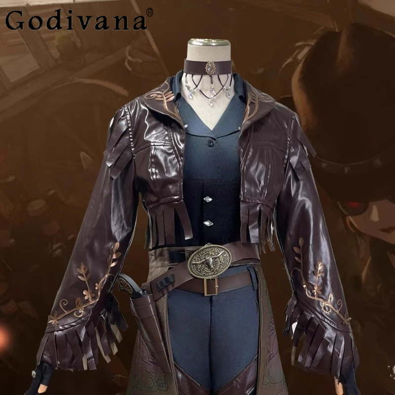 다섯 번째 성격 Cos 의상 여성 블랙 로즈 코스프레 애니메이션 여성 할로윈 게임 2 차원 옷 정장 전체 세트