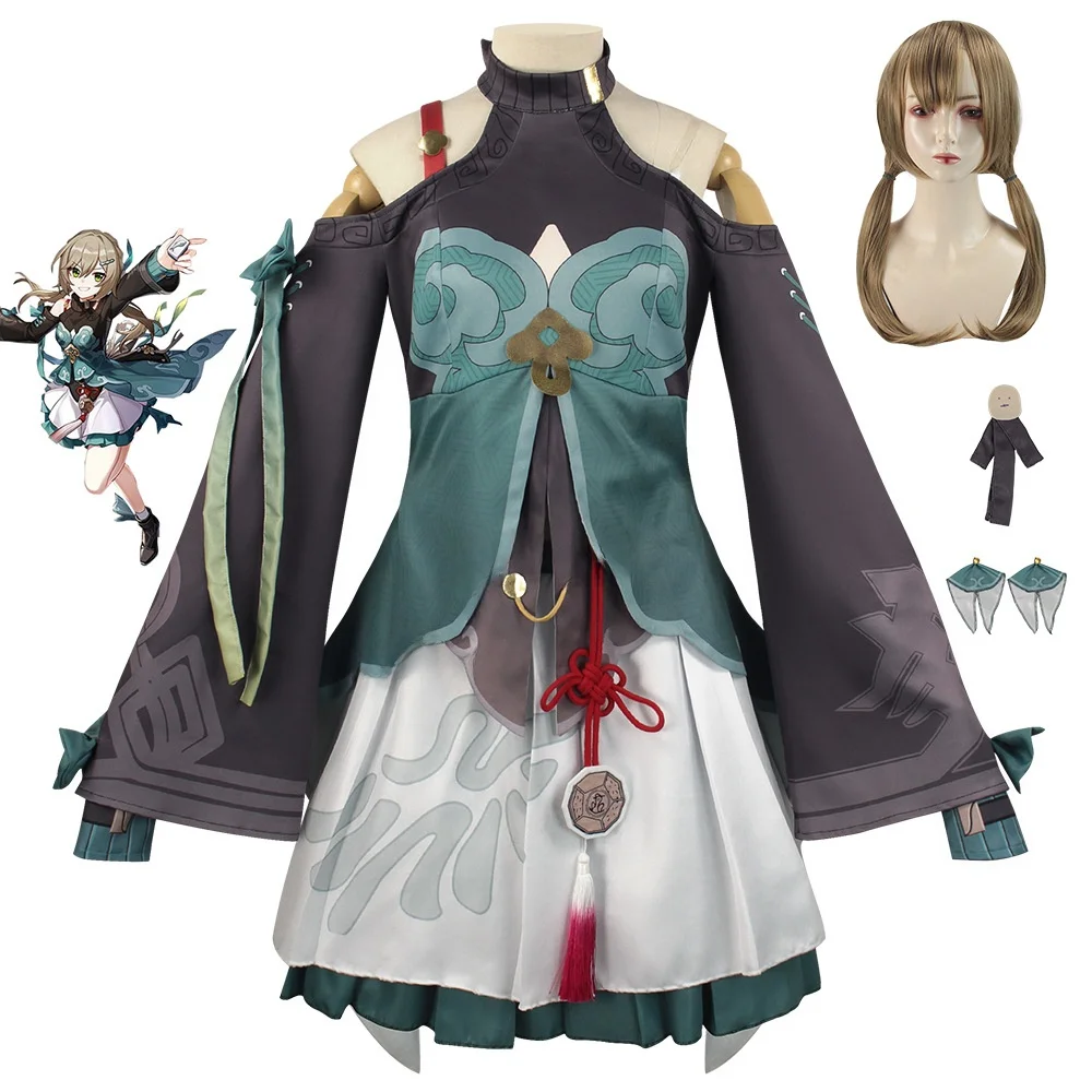 

Костюм для косплея, игровой костюм, сценический костюм Цинке, женская традиционная одежда, национальный сценический костюм, осень 2023, моя