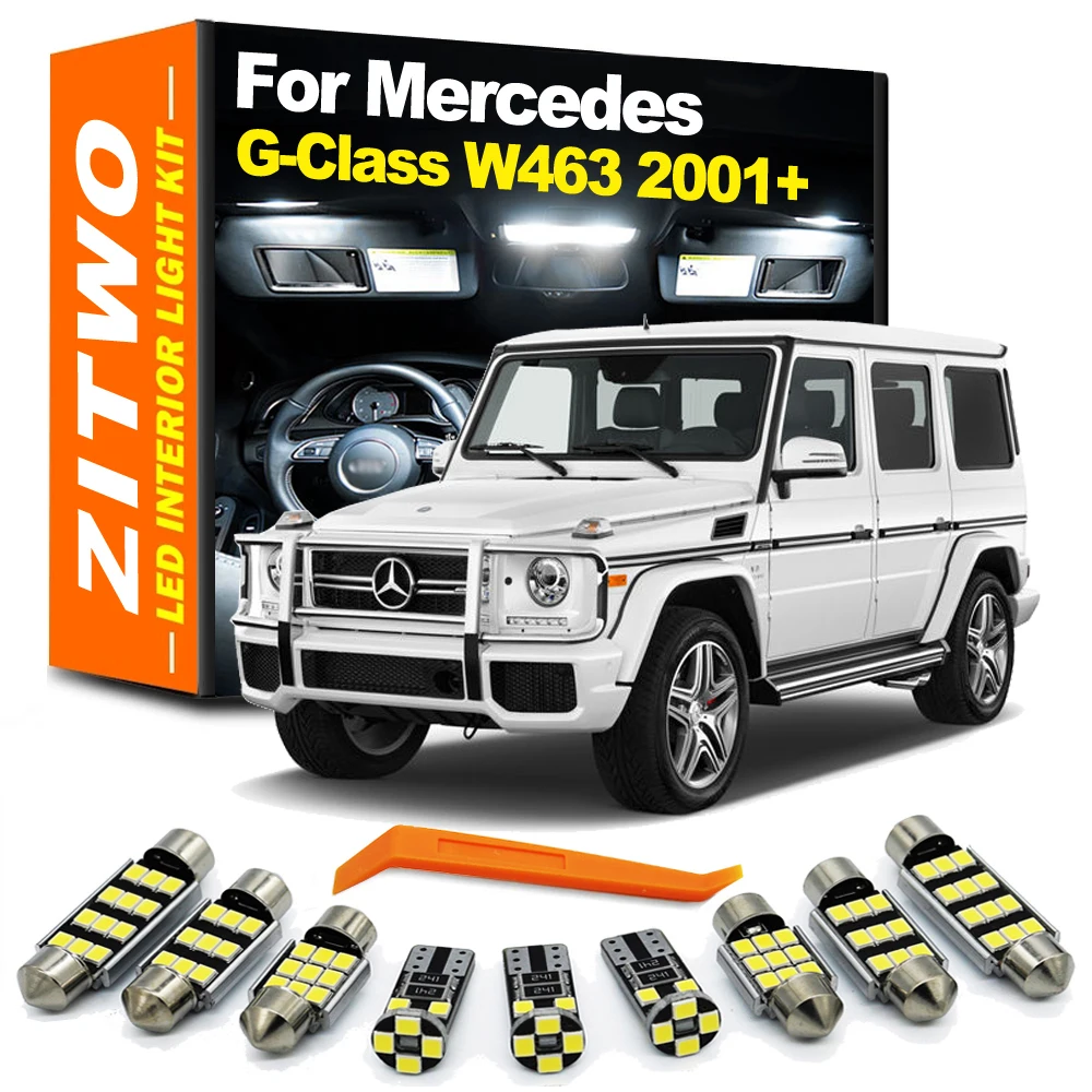 ZITWO Canbus LED Bulb Interior Light Kit For Mercedes Benz G-Class W463 G350 G400 G500 G55 G63 G65 AMG 2001-2016 Car Accessories