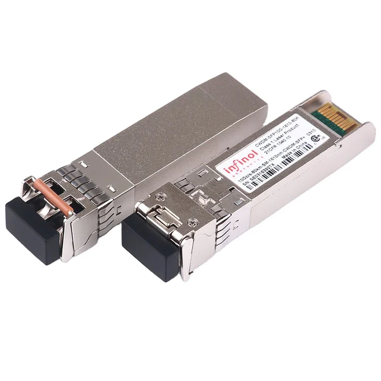 Недорогой трансивер 1470~1610 нм 80 км SMF CWDM SFP+10G LC Оптический трансивер