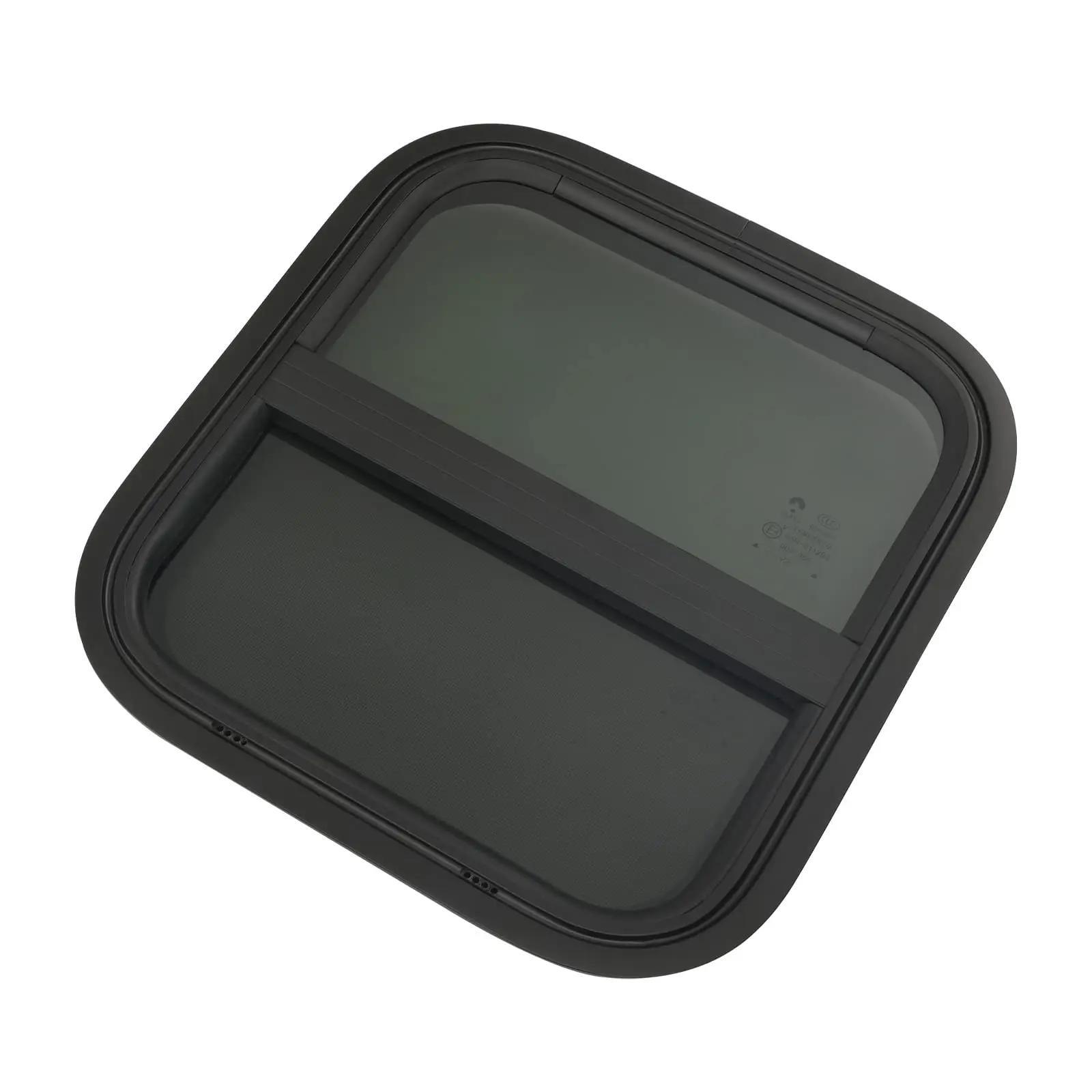 Ventana para RV de 14\" de ancho x 16\" de alto, ventana impermeable para remolque en forma de lágrima, ventana para Camper, deslizador para casa pequeña con pantalla, ventana Interior para Camper