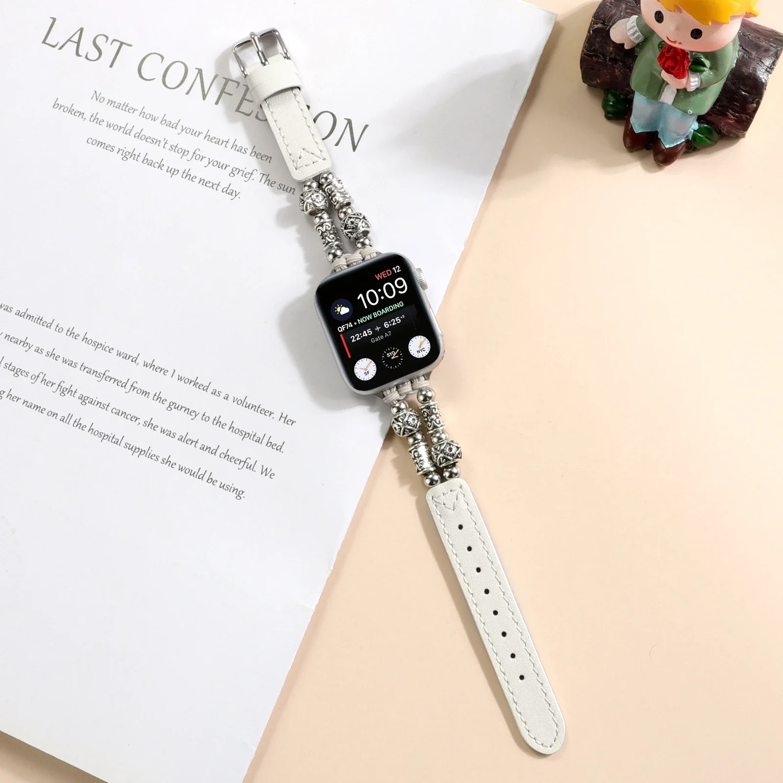 

Leather Strap For Apple Watch Band Ultra2 49mm 10 9 8 7 46m 45mm 44mm 41mm 40mm 42mm Bracelet Wristband iWatch 6 5 4 3 SE Correa