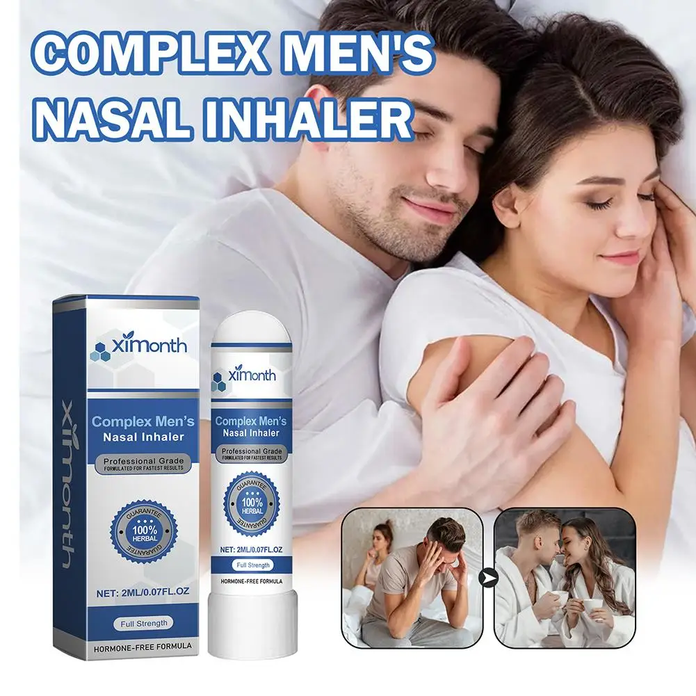 

Men Energy Enhancer Nasal Inhaler Promote Energizing Endurance Nose Soothe Fatigue Level Stick Refreshing Boost Brain Awake G1X9