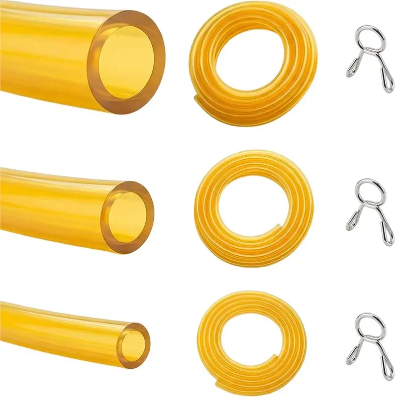 

AB46-Fuel Line Hose Kit With Clamps Fuel Line Hose For Trimmers Fuel Line With Clamps Kit