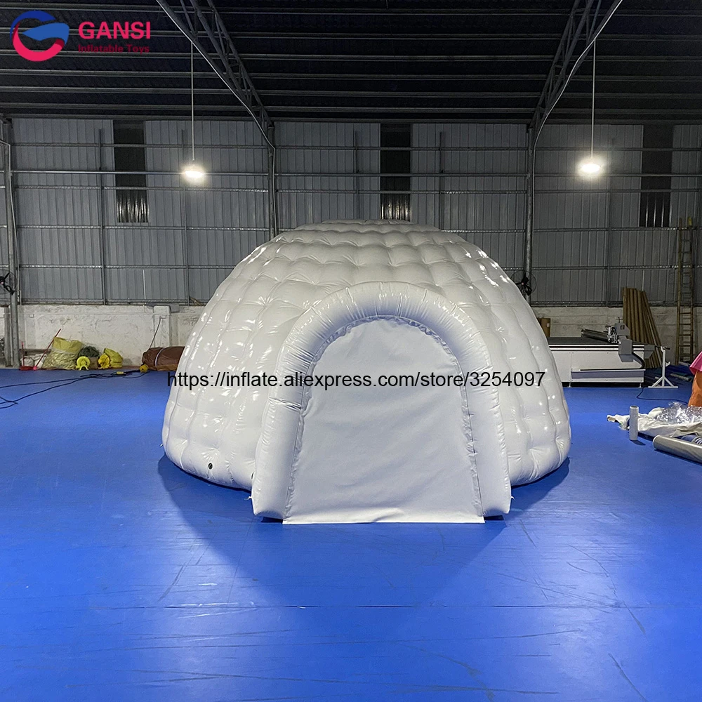 Inflatable Waterproof Structures White Dome Tent Inflatable Igloo For Sale