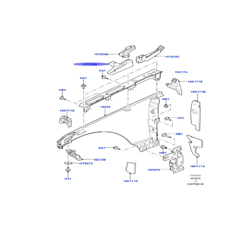 FOR Range Rover Sport L494 around the upper fender insulation LR084527  LR079140 LR079139 LR084528 new