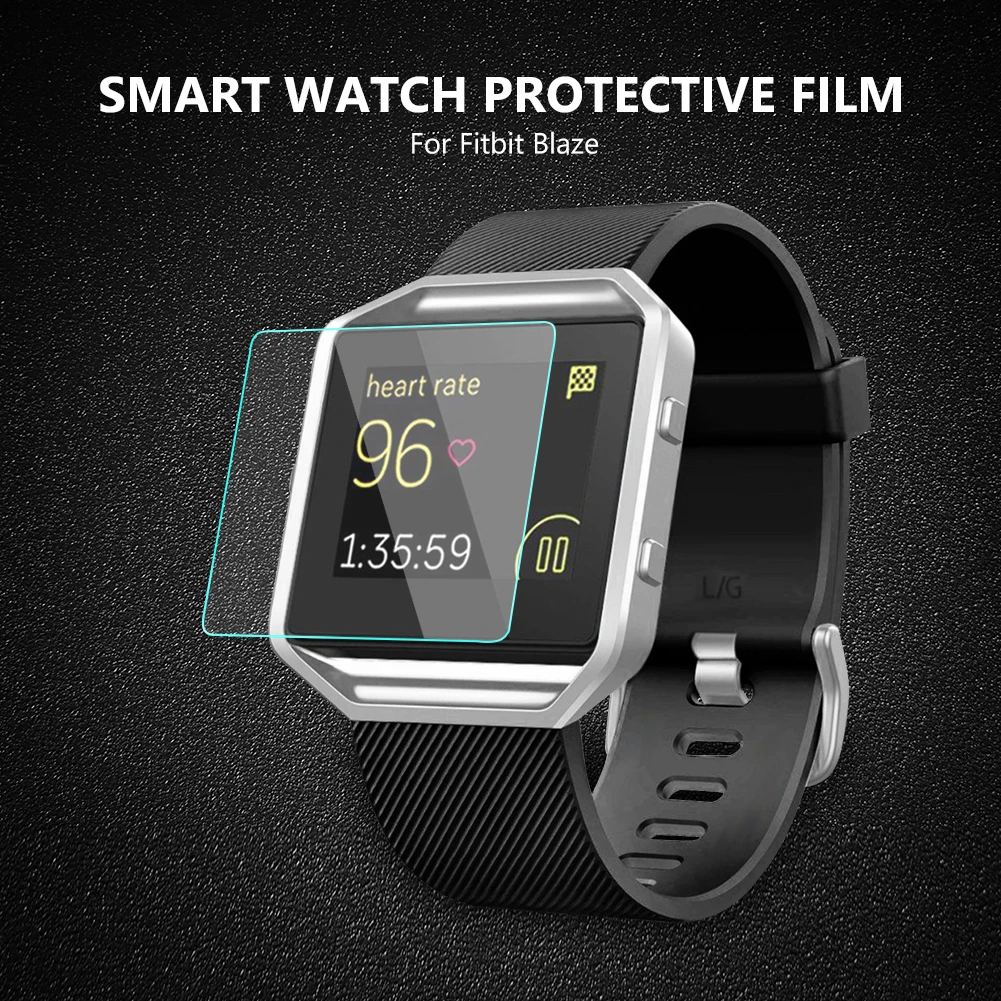 9H Hardness 2.5D Screen Protector Film for Fitbit Blaze Smart Easy to Install Glass Protector Film for Fitbit Blaze Smart Watch