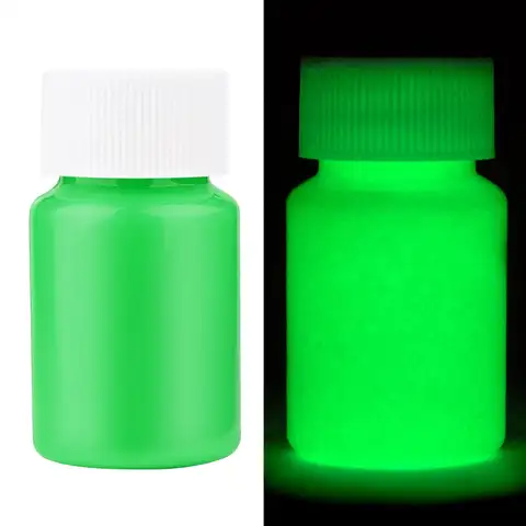 20/30g Fluorescent Pigment Long-Lasting Luminous Paints Auto Glow Glow In Dark Acrylic Paints For Artwork Party Supplies