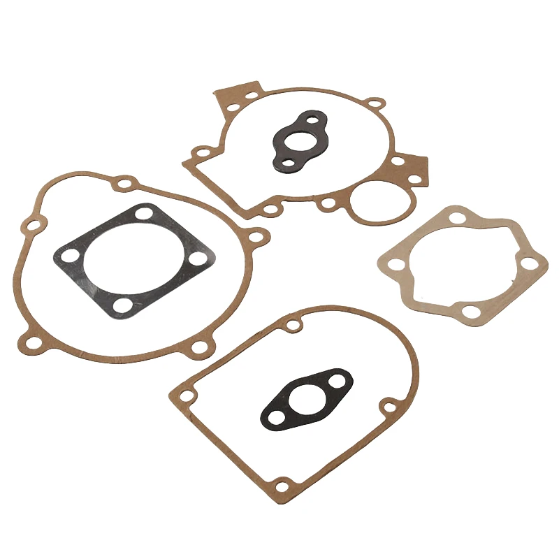 Push Bike Cylinder and Crankcase Engine Components 80cc 2-Stroke Gasket Set Kit – Engine Gasket for Motorised Bicycle