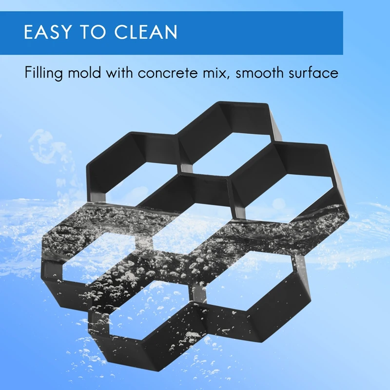 

Paving moldDIY Patio Walk Maker Stepping Stone Concrete Paver Mold Reusable Path Maker Mold Garden Paving Stone Molds 30*30cm