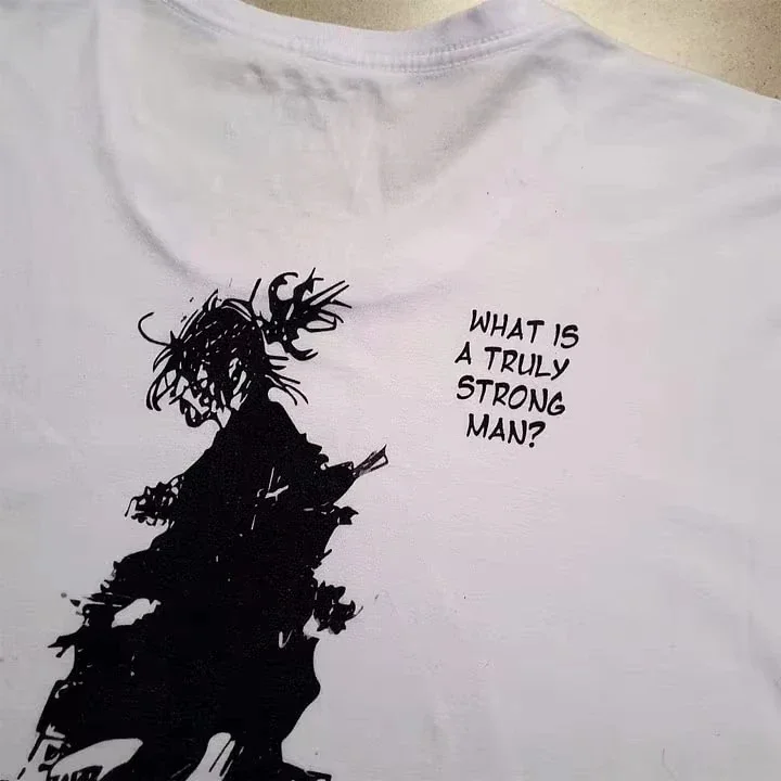 

Футболка с принтом Vagabond Cartoon Arts, повседневная удобная мужская и женская футболка большого размера в одном стиле, удобные хлопковые футболки, топы