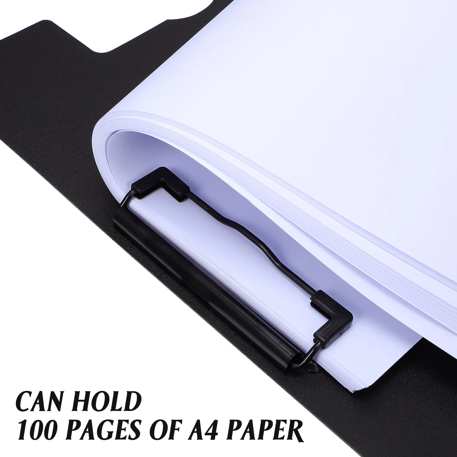 

2Pcs Padfolio with Clipboard Foldable A4 Organizer Strong Structure Document Holder for Office Writing Board and Classroom