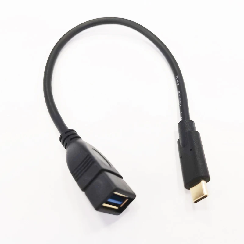 NCHTEK USB 3.1 Type C Male Connector to USB3.0 A Female OTG Data Cable,Reversible Design.U Disk Adapter Cable/Free shipping/2PCS