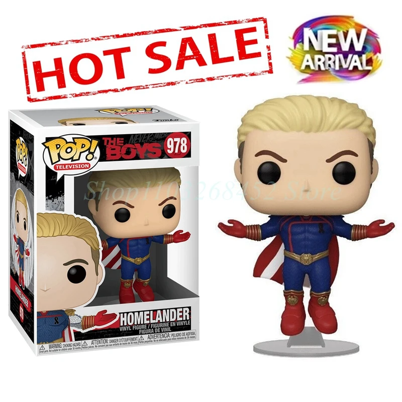 ¡Nuevo Funko Pop! Figura DE ACCIÓN DE Homelander de la serie THE BOYS, modelo coleccionable de PVC, juguetes para decoraciones, regalos de