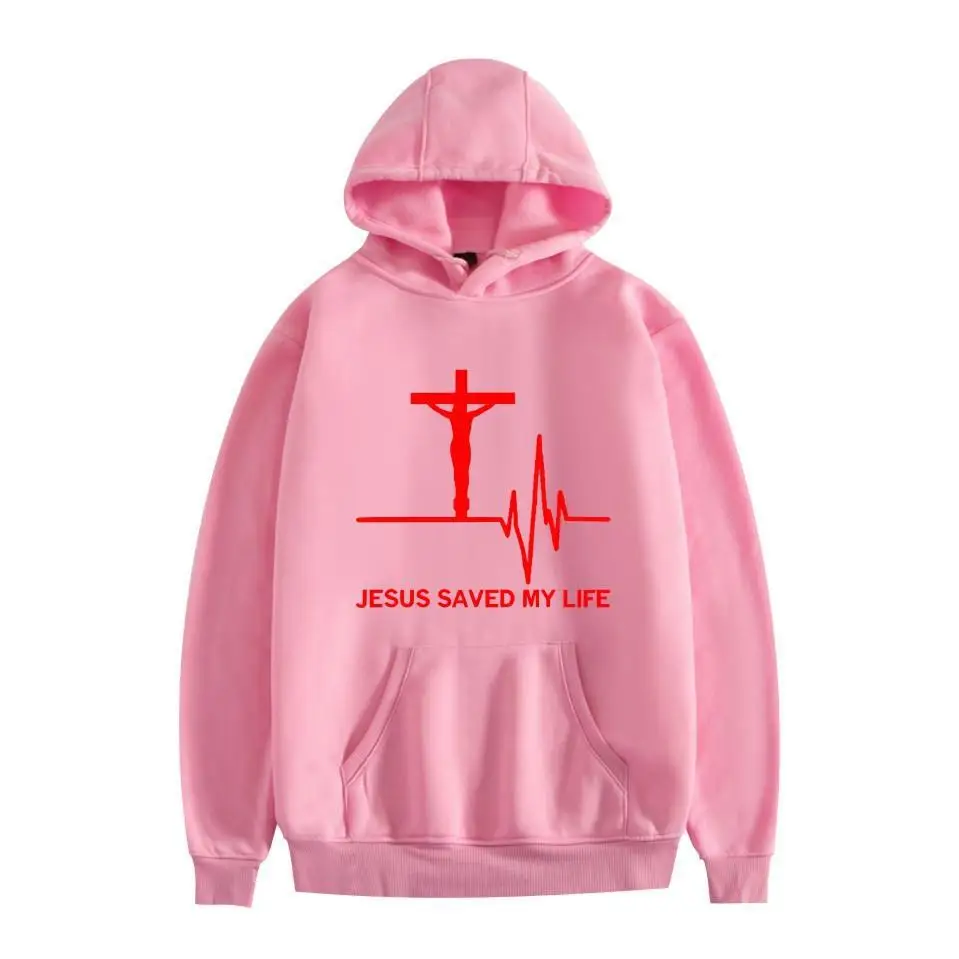 2024 New Spring and Autumn Men's Leisure Outgoing Sports and Fitness Hoodie Printed Leisure Loose Hooded Plush Couple Sweater